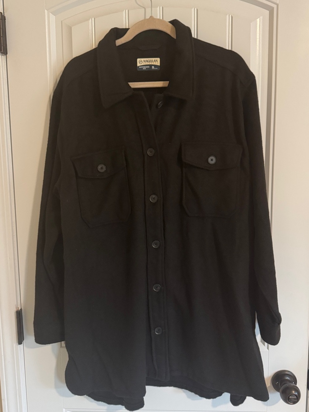 Magellan Outdoors Fleece Oversized Shacket with Front Pockets - NWT